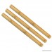 Bamboo French Style Rolling Pin - Flat/Round End - 15.5 in. x 1.125 in. - 3 Pcs - B075TL7GMC
